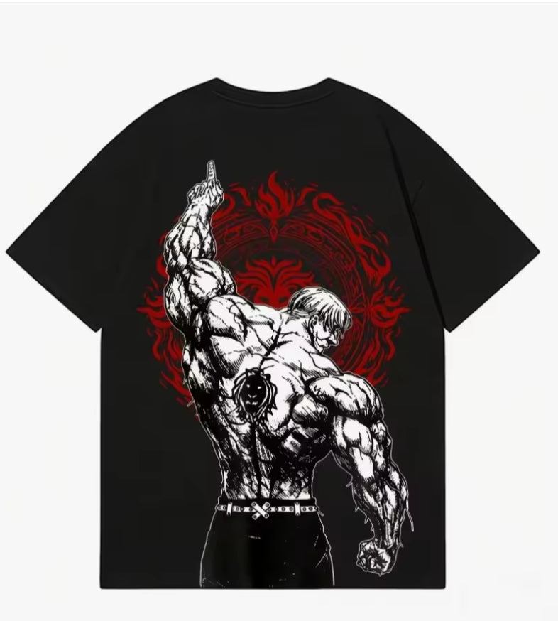Anime Streetwear Oversized Shirt on store Kamratan Wear
